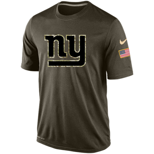 NFL New York Giants Nike Olive Salute To Service KO Performance Dri-FIT T-Shirt